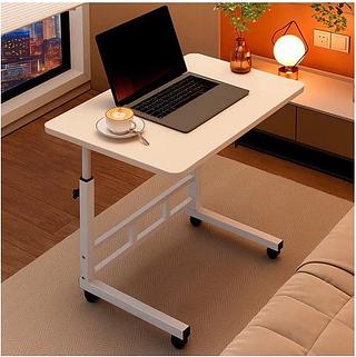 Mesa regulável em altura com rodas