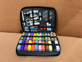 Kit De Costura Portátil Para Viagem Em Casa Ferramentas Profissional De Emergência