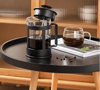 Cafeteira Prensa Francesa Espuma para Capuccino 600ml Café Chá Espuma De Leite Cremeira