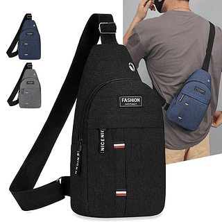 Bolsa Mochila De Peito Tiracolo Pochete Masculina Bolsa Impermeável Transversal