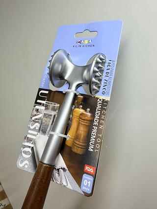 Martelo de Cozinha Para Carne em Aço Inox