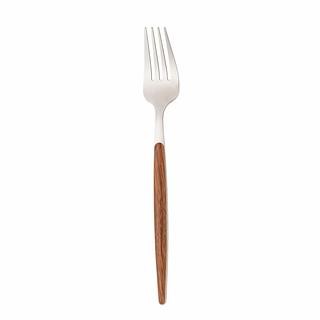 Retro imitação de grão de madeira maciça ocidental talheres garfo colher conjunto de 6 peças GARFO luxo High-End sentido