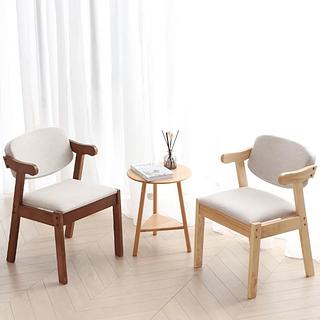 Cadeira estofada com encosto estilo nórdico e braços SY-2319