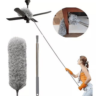 2,8m Ajustável Telescópica Dobra Duster/Casa Telhado Aranha Teia Teto Cama Mesa Cleaner/Escova De Limpeza De Poeira