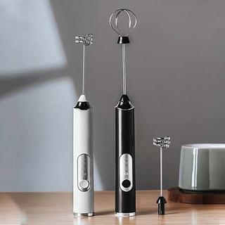 Batedor Misturador Mixer Elétrico para Bebidas Leite Café Clara de Ovos 2 em 1 Utensílios de Cozinha