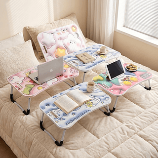 Mesa Notebook Cama Home Office Portátil Apoio Suporte Dobrável Multiuso Computador