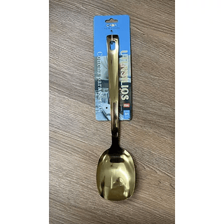 Utensilios para cozinha Colher de ouro 26cm