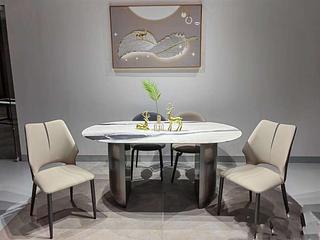 Cadeira de aço de couro de luxo leve estilo italiano pernas cadeira de jantar cadeira de lazer GLT-003