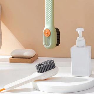 Escova Multiuso C/ Dispenser Detergente Roupas Sapatos Tênis